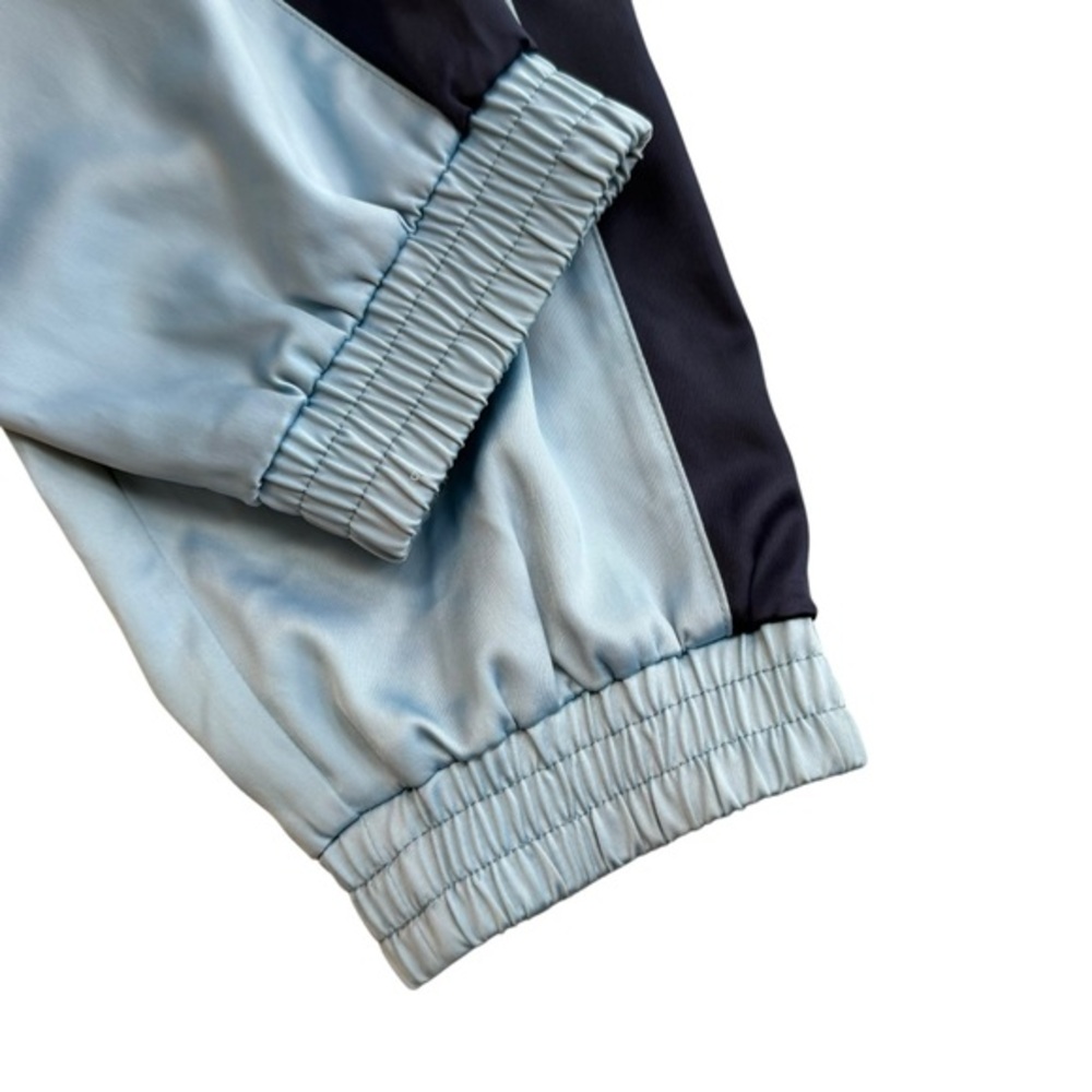 Juicy Couture‎ Women’s M Satin Colorblock Jogger Pants Blue Retro Y2K Style NWT - Picture 5 of 9